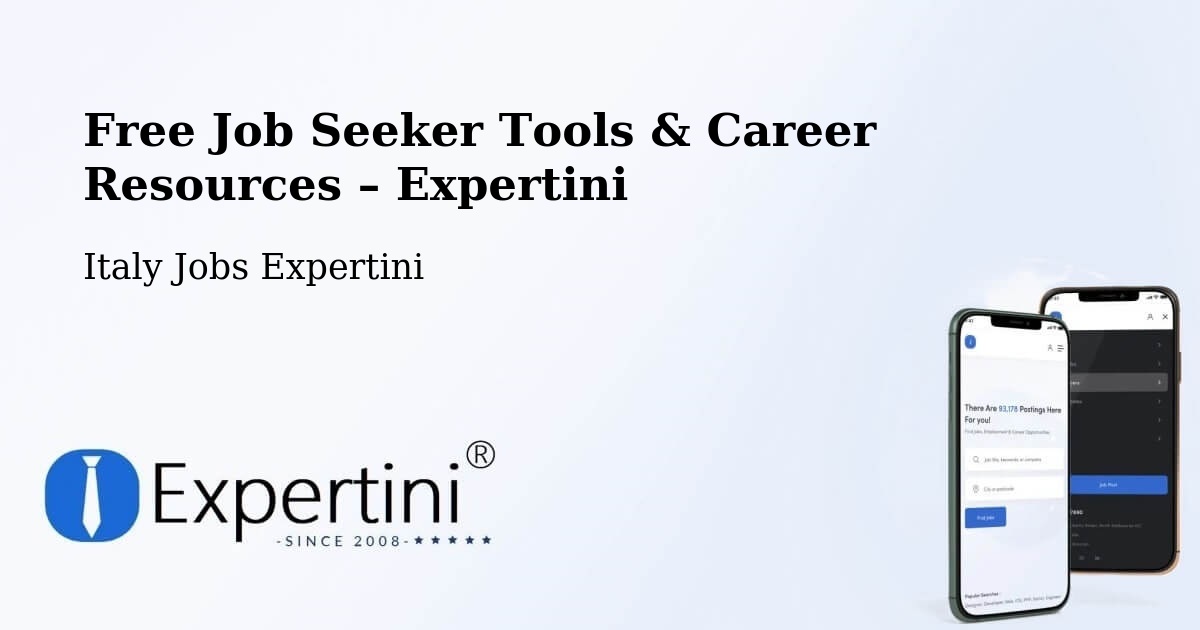 Free Job Seeker Tools & Career Resources – Strozza - Strozza, Italy Jobs Expertini