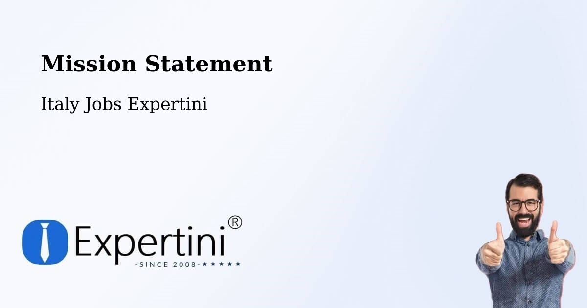 Corporate Mission – Strozza - Italy Jobs Expertini