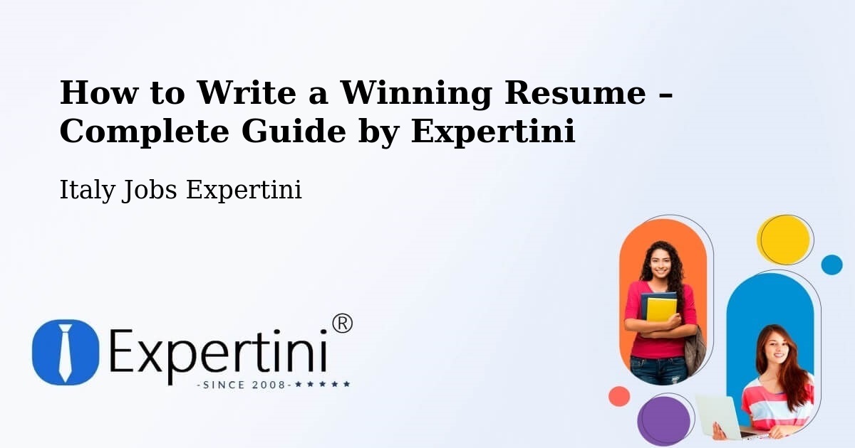 Resume Writing Guide for Job Seekers – Strozza - Strozza, Italy Jobs Expertini